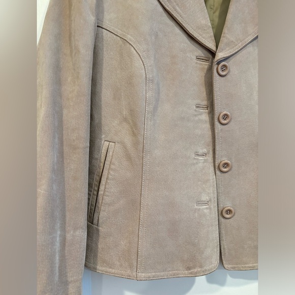EUC Vintage Maxima Wilson’s Leather cream jacket XL fits nice oversized M to L - Picture 3 of 10